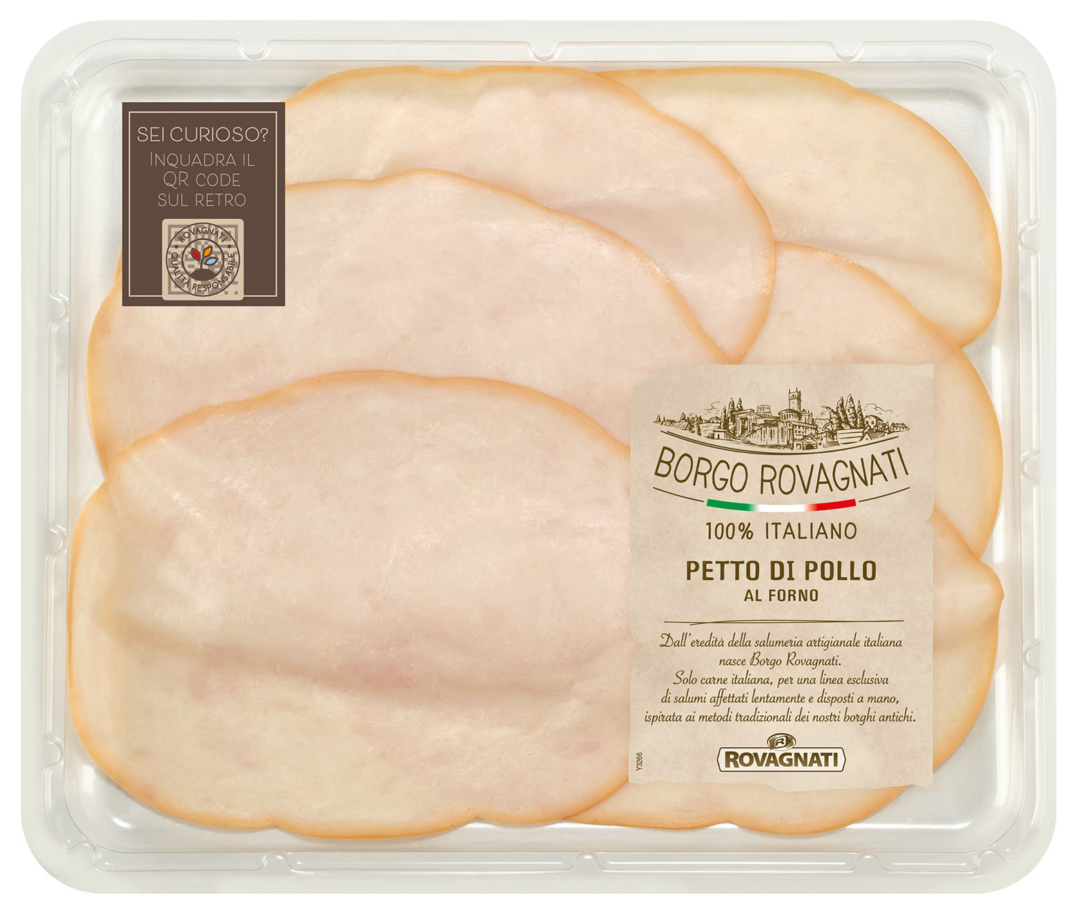 Petto di Pollo al forno affettato
