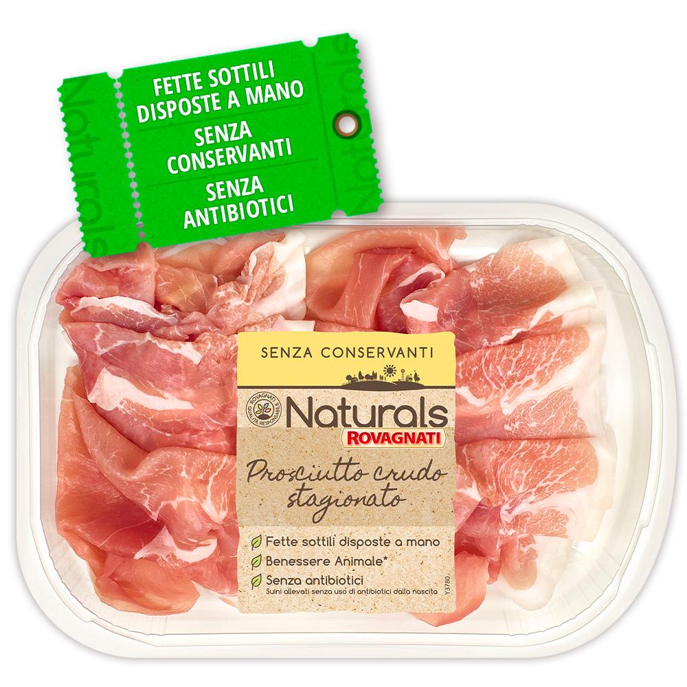 Prosciutto Crudo Stagionato Naturals, RovagnatiN Acquista online su