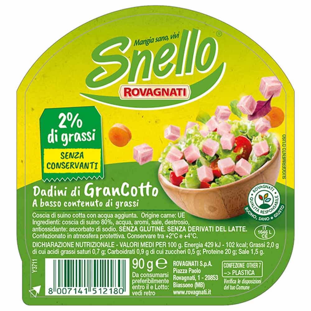 Dadini di prosciutto GranCotto Snello
