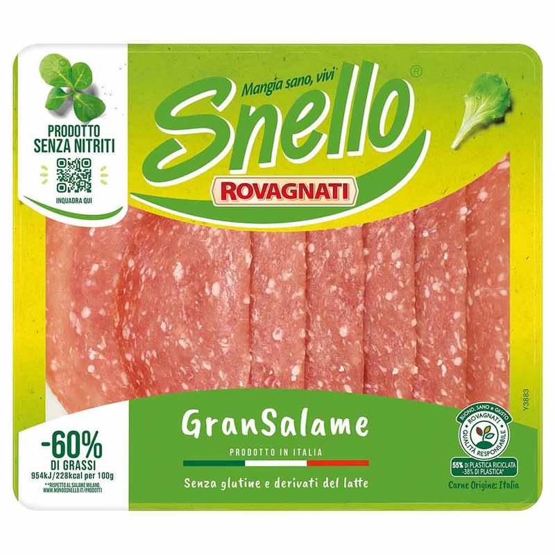 Salame GranSalame Snello - 10 Confezioni da 80 g
