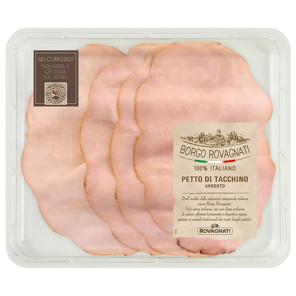 Fesa di tacchino arrosto affettato