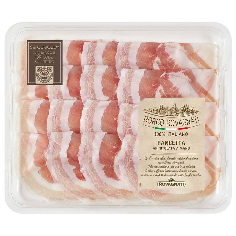 Pancetta Arrotolata a Mano - 10 Confezioni da 100 g