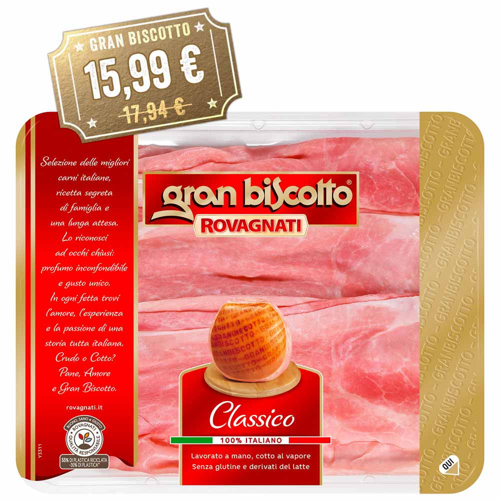 Prosciutto cotto Gran Biscotto Rovagnati Outlet
