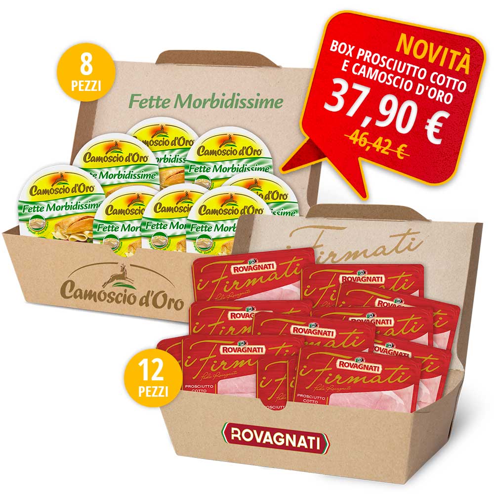 Box Prosciutto Cotto e Camoscio d’Oro Rovagnati Outlet