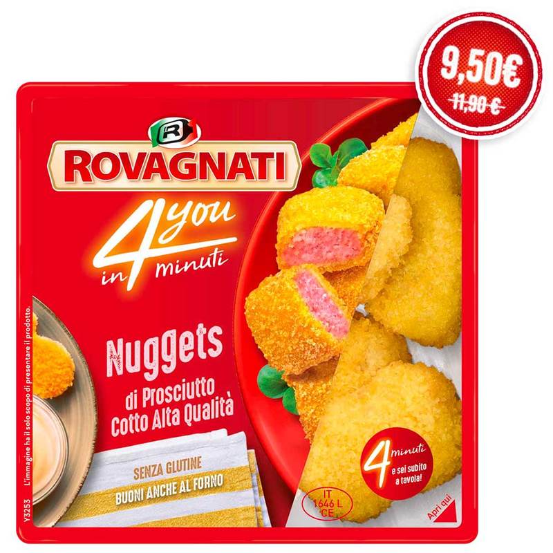 Nuggets di Prosciutto Cotto - 6 Confezioni da 144 g