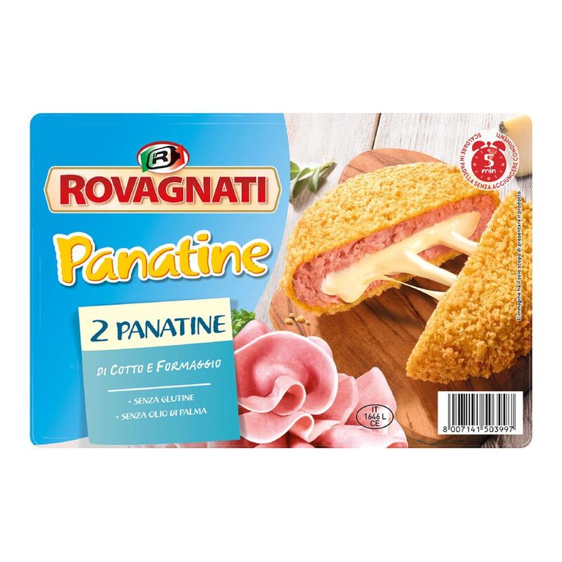 Panatine con cotto e formaggio - 6 Confezioni da 175 g