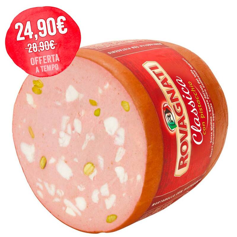 Mortadella con pistacchio - Confezione da 3 kg