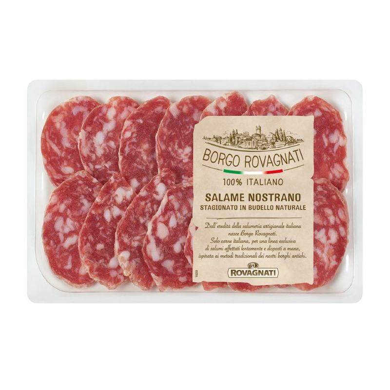 Salame Nostrano affettato - 8 Confezioni da 90 g