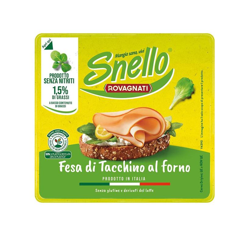 Fesa di Tacchino al forno Snello Monoporzione - 10 Confezioni da 60 g