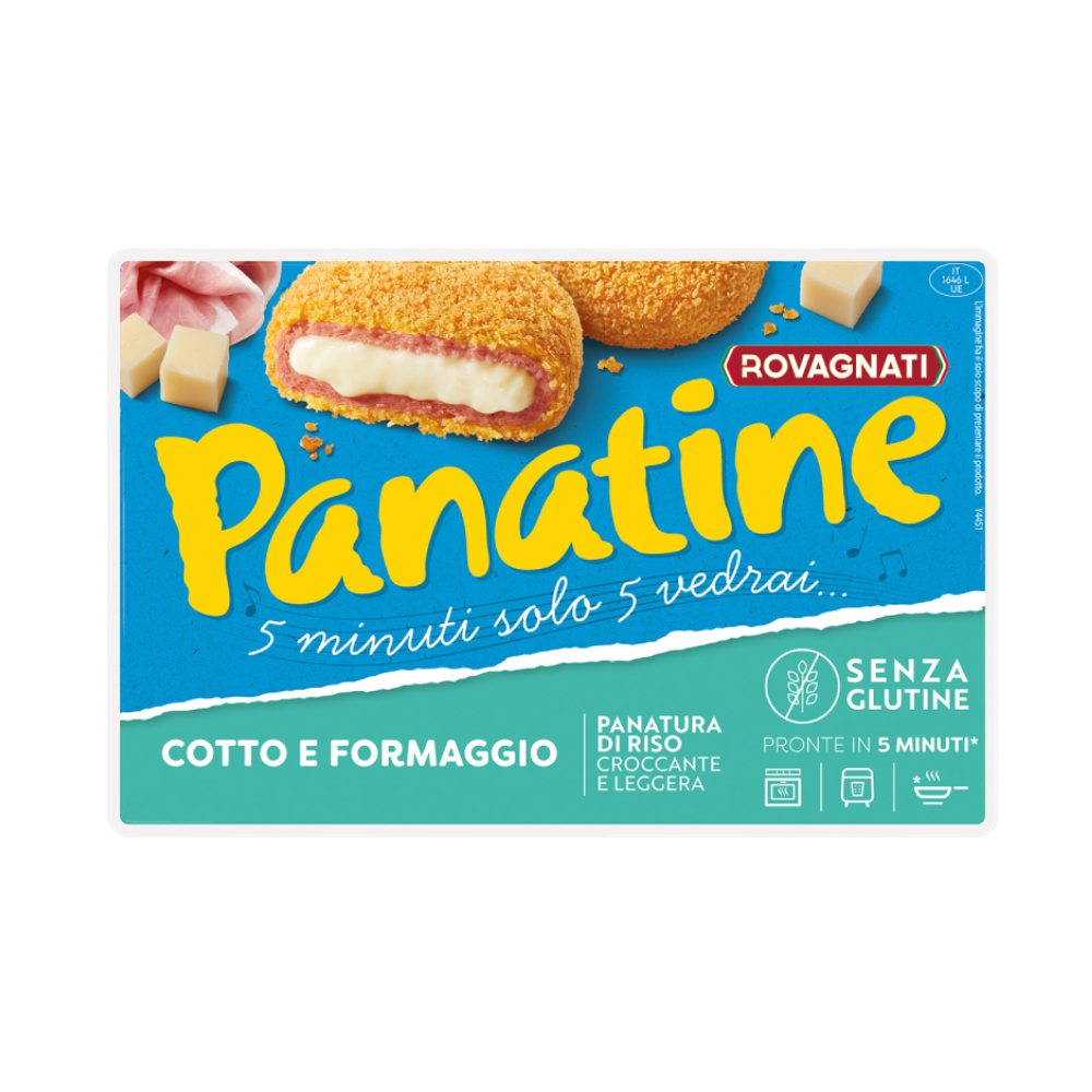 Panatine cotto e formaggio