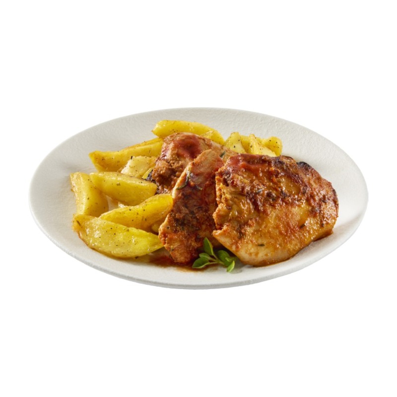 Pollo alla cacciatora con patate