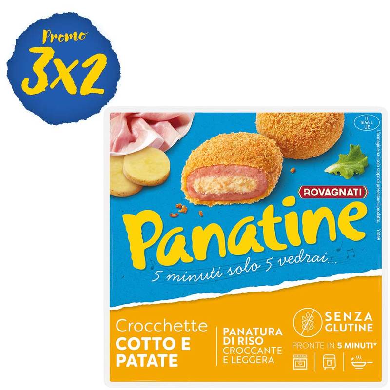 Crocchette Cotto e Patate - 6 ConfezionI da 180 g