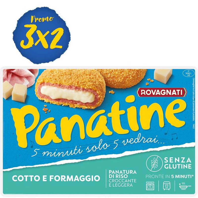 Panatine cotto e formaggio - 6 Confezioni da 175 g