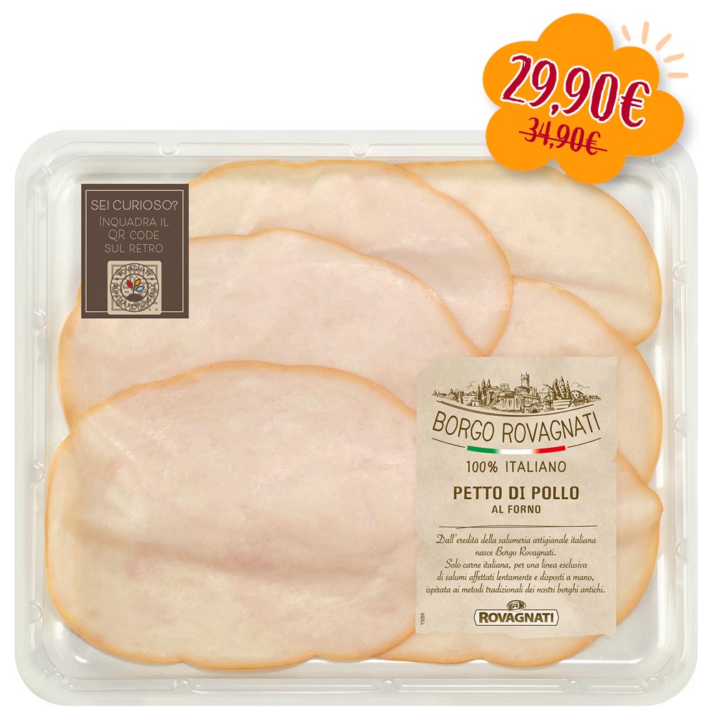 Petto di Pollo al forno affettato