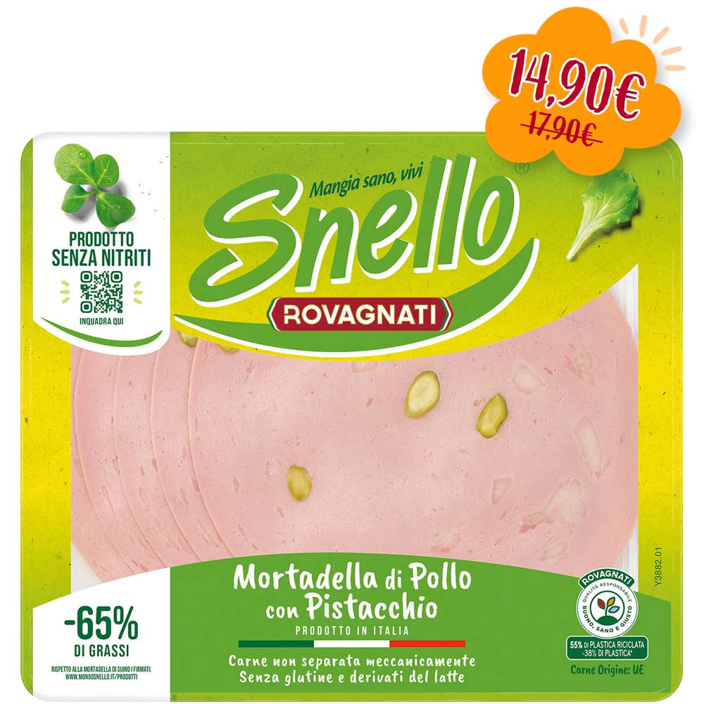 Mortadella di Pollo con Pistacchio Snello