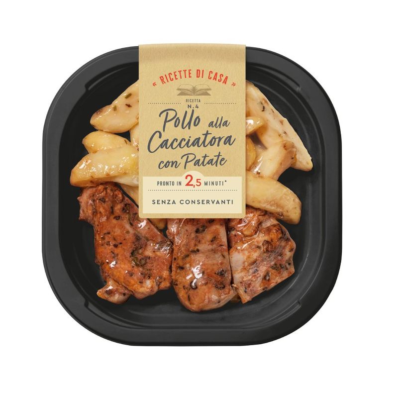 Pollo alla cacciatora con patate - 4 Confezioni da 200g