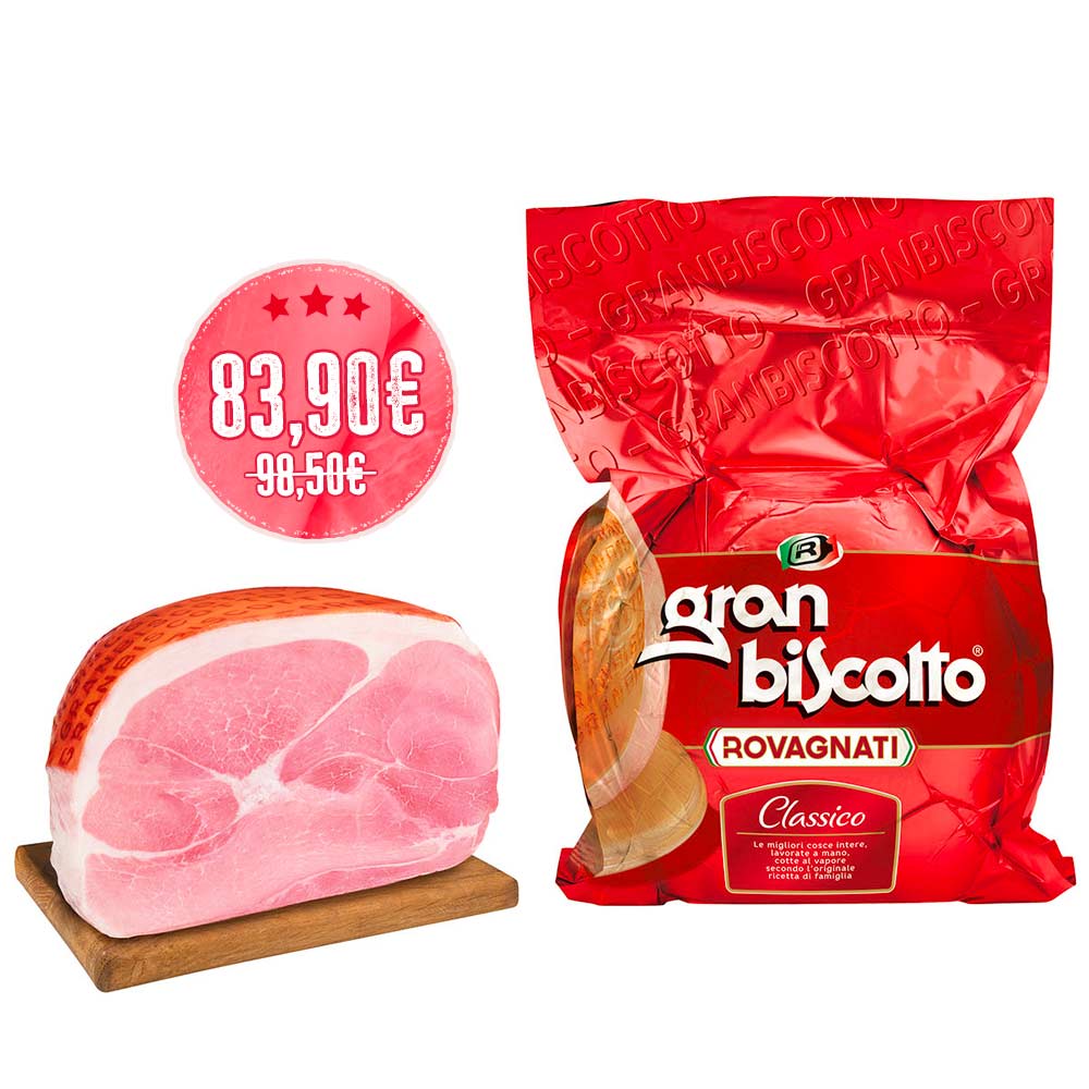 Gran Biscotto: prosciutto cotto metà