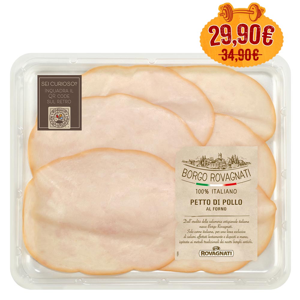 Petto di Pollo al forno affettato