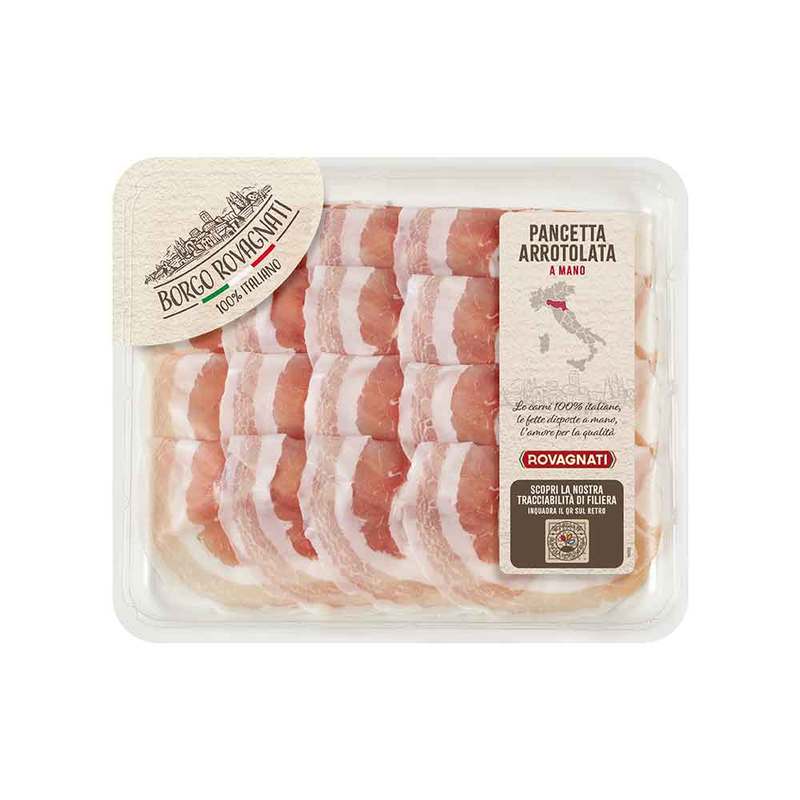 Pancetta Arrotolata a Mano - 10 Confezioni da 100 g