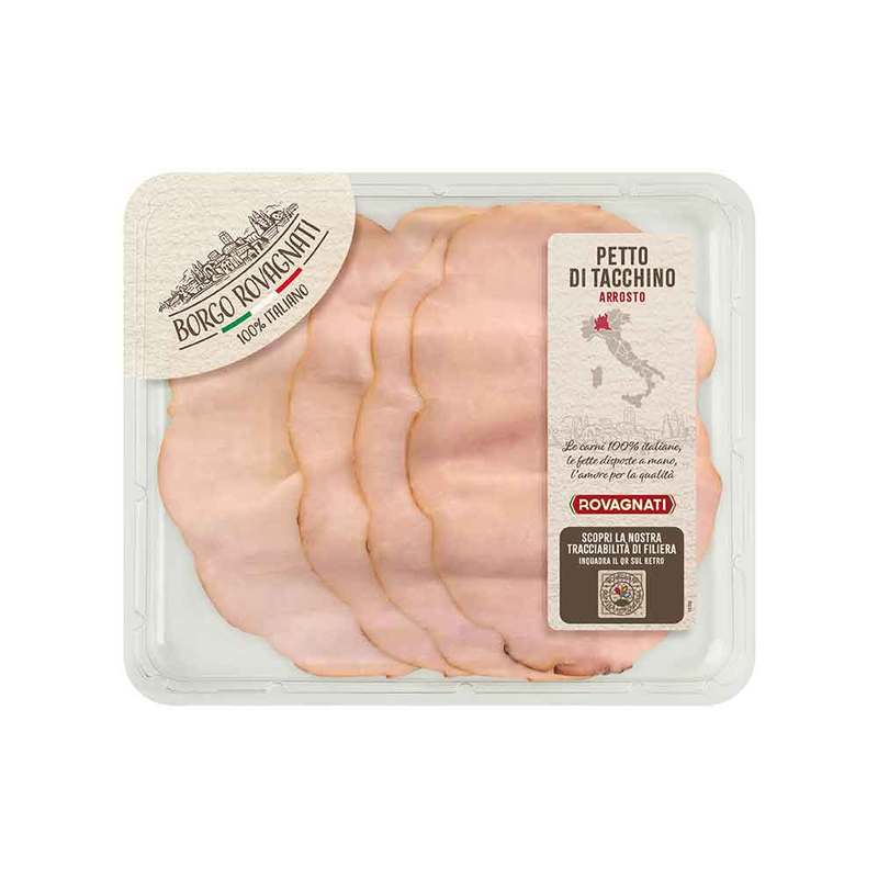 Fesa di tacchino arrosto affettato - 10 Confezioni da 100 g