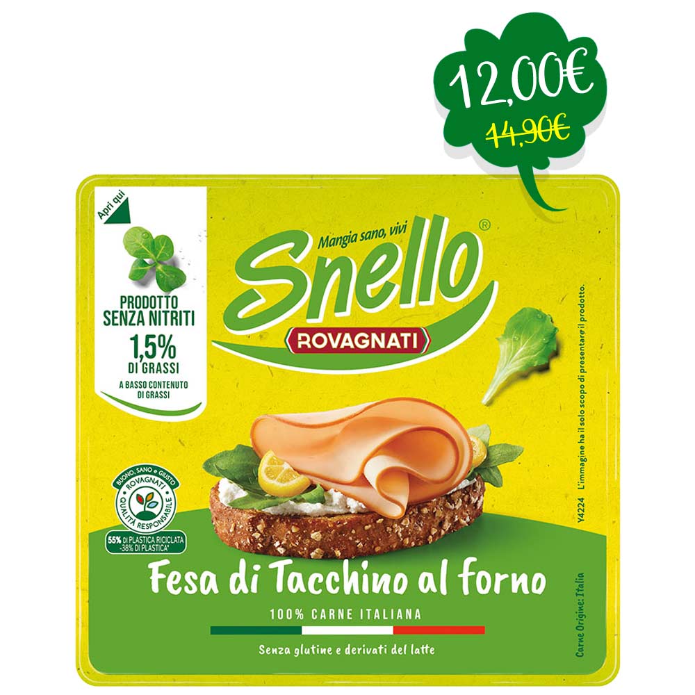 Fesa di Tacchino al forno Snello Monoporzione