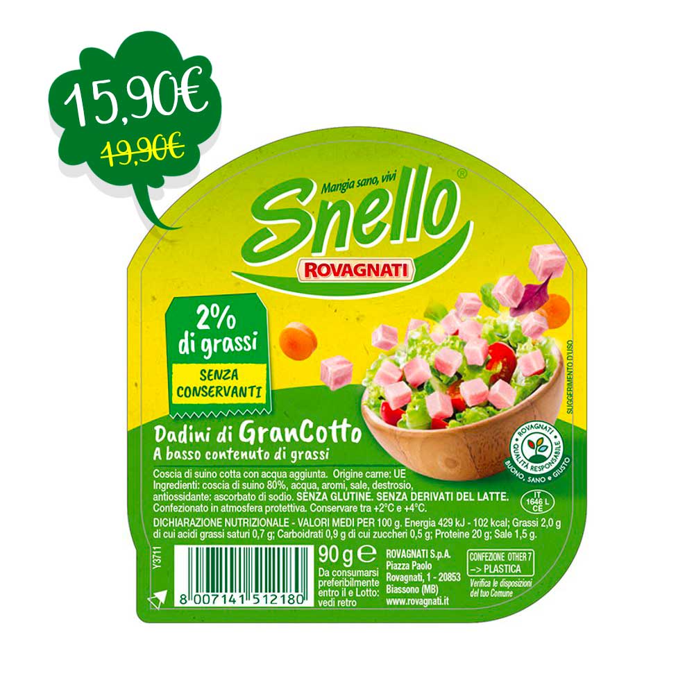 Dadini di prosciutto GranCotto Snello
