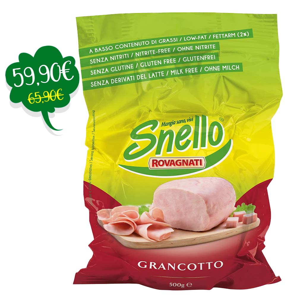 Prosciutto GranCotto Snello - il trancio