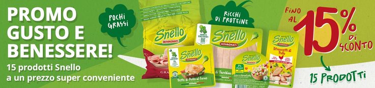 15 prodotti Snello in offerta fino al 15%