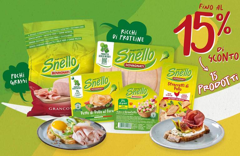 15 prodotti Snello in offerta fino al 15%