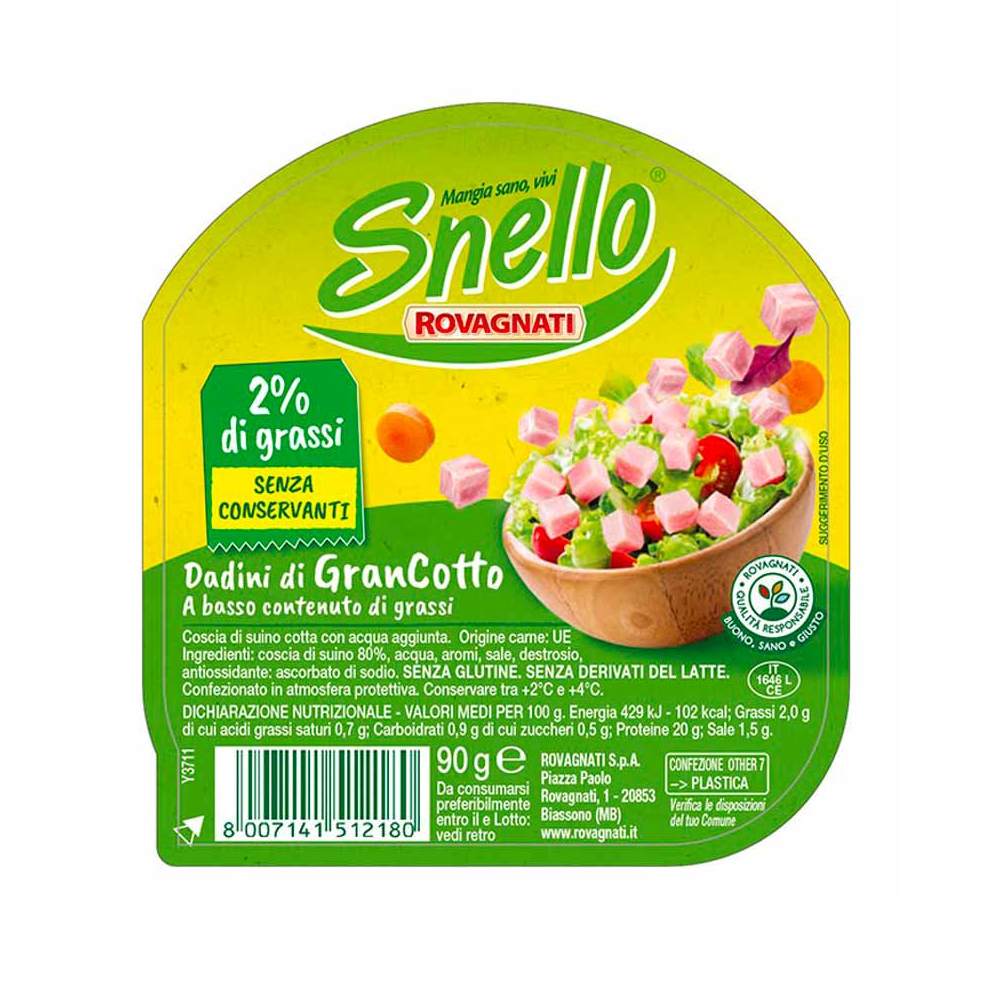 Dadini di prosciutto GranCotto Snello