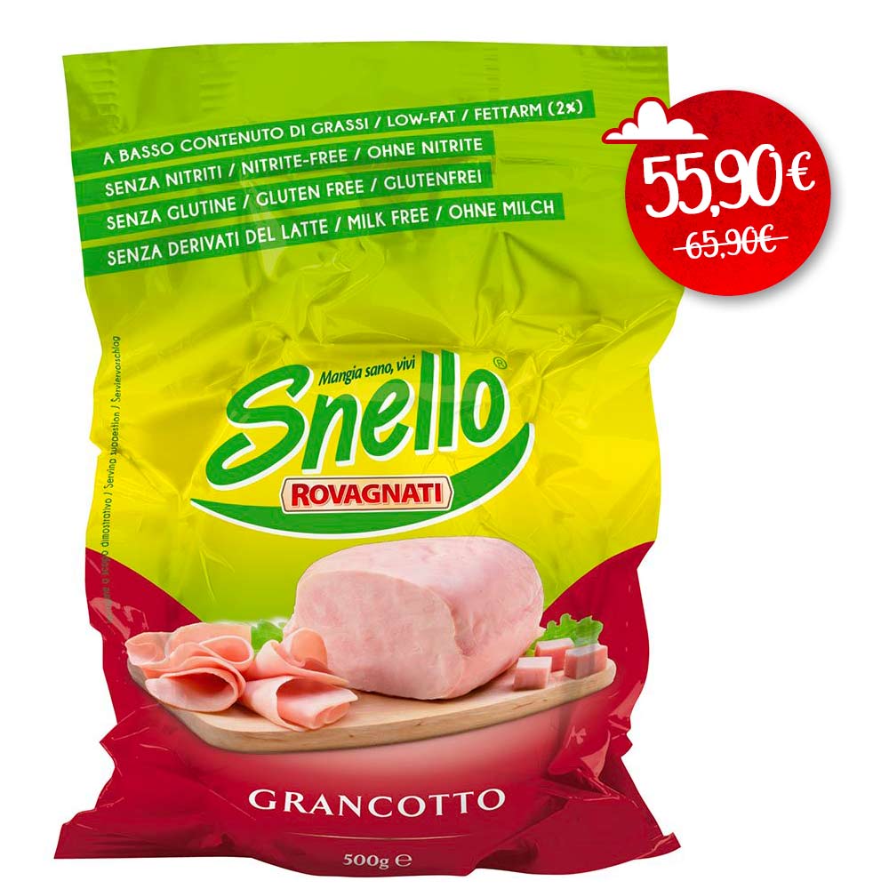 Prosciutto GranCotto Snello - il trancio