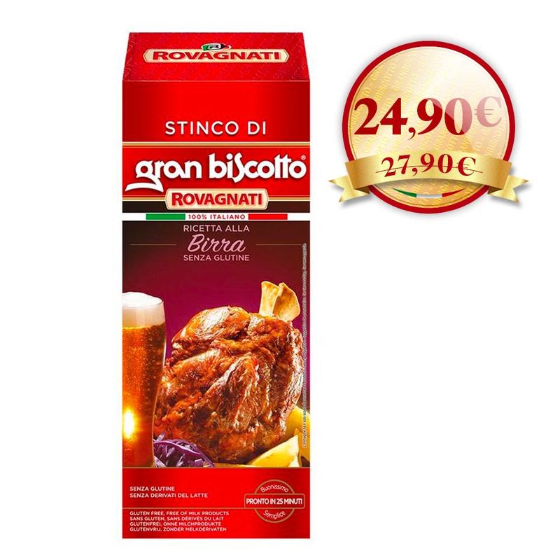 Gran Biscotto: lo stinco alla birra - 4 Confezioni da 1 kg
