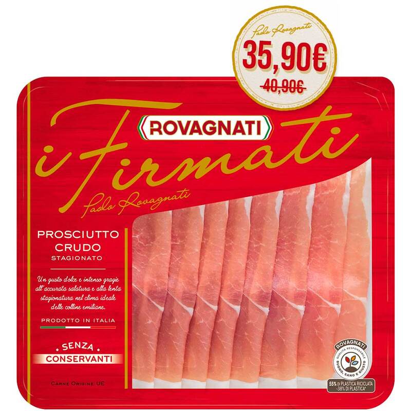 Prosciutto Crudo Stagionato - 14 Confezioni da 90 g