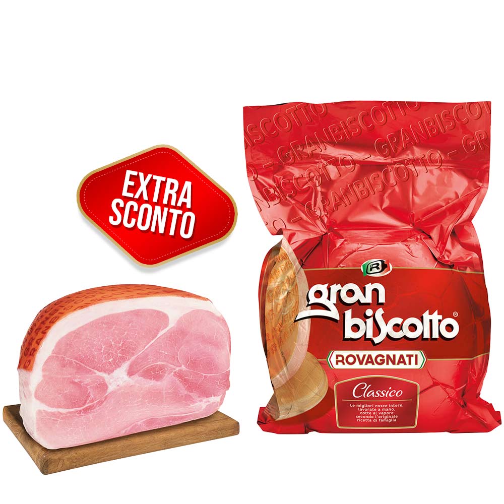 Gran Biscotto: prosciutto cotto metà