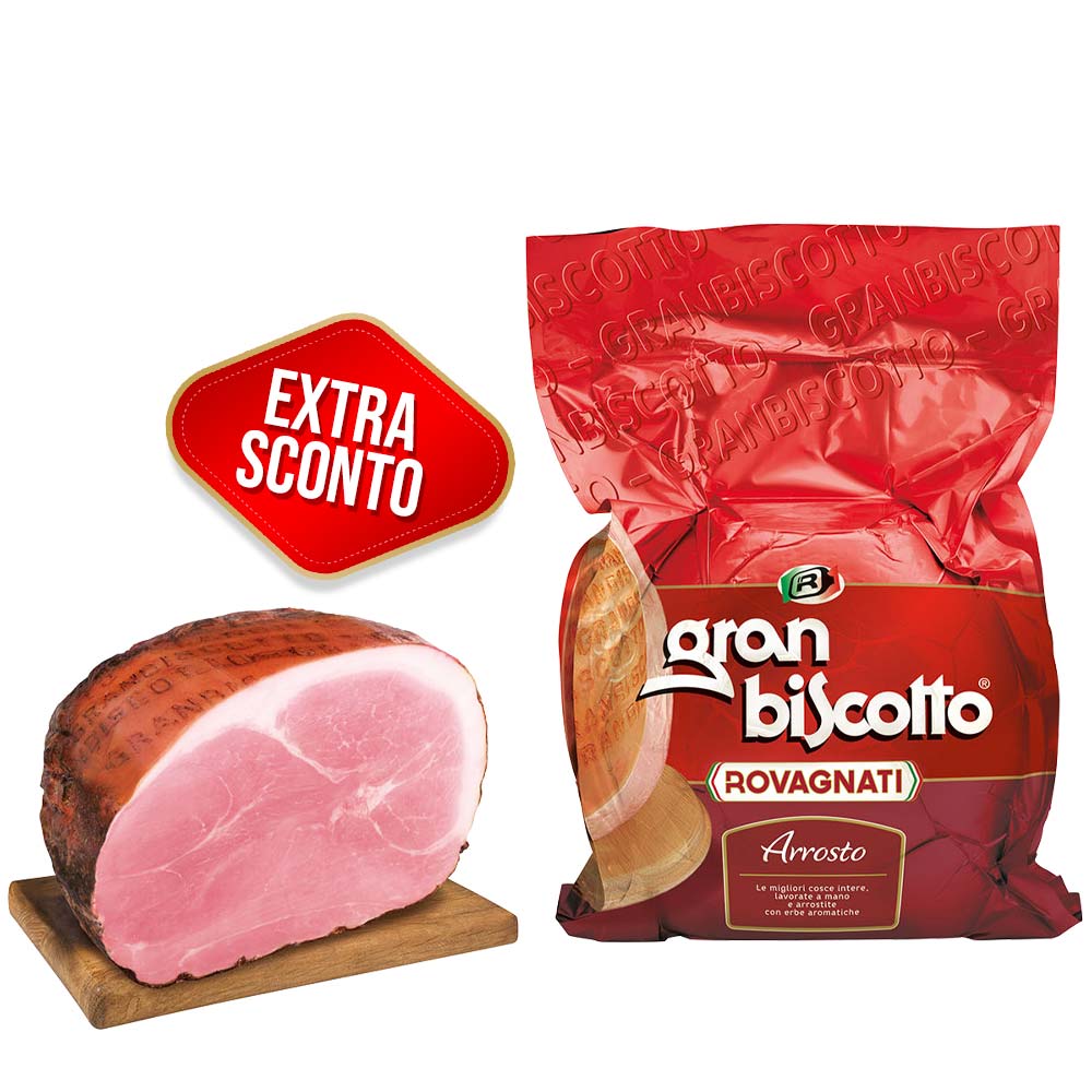 Gran Biscotto: prosciutto cotto arrosto metà