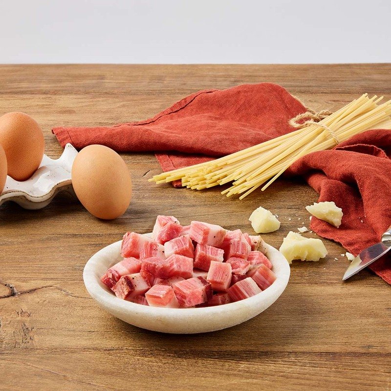 Cubetti di Pancetta Affumicata 