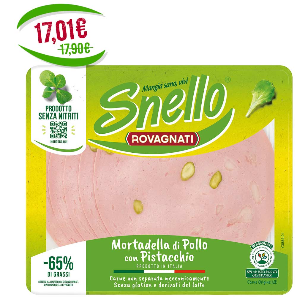 Mortadella di Pollo con Pistacchio Snello