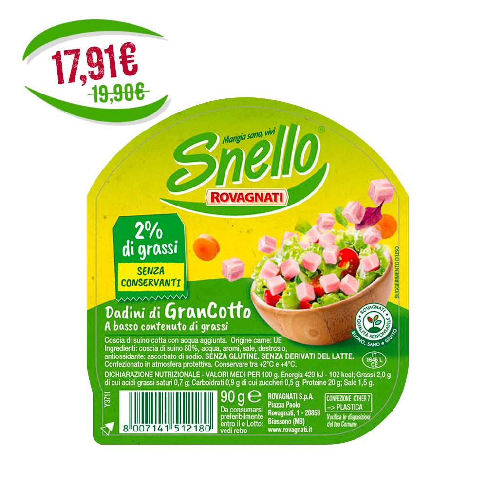 Dadini di prosciutto GranCotto Snello