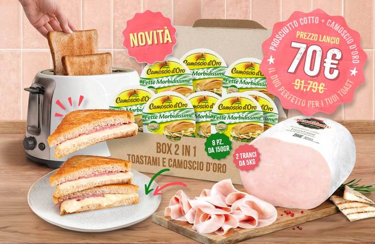 Box 2-in-1 Toastami e Camoscio d’Oro