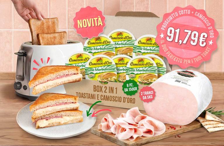 Box 2-in-1 Toastami e Camoscio d’Oro