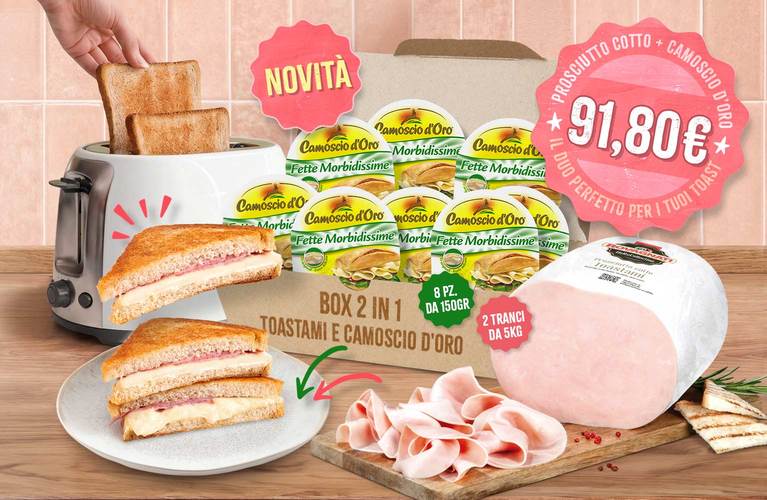 Box 2-in-1 Toastami e Camoscio d’Oro