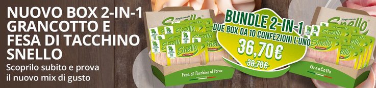 Box 2-in-1 Cotto e Tacchino