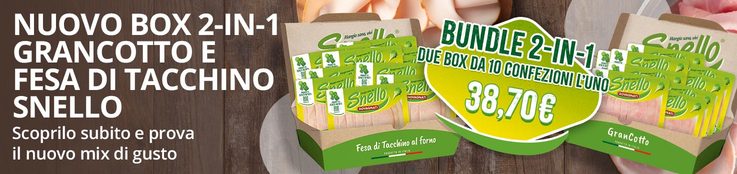 Box 2-in-1 Cotto e Tacchino