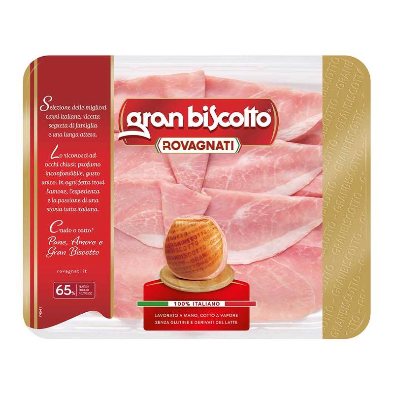 Prosciutto cotto Gran Biscotto - 6 Confezioni da 100 g