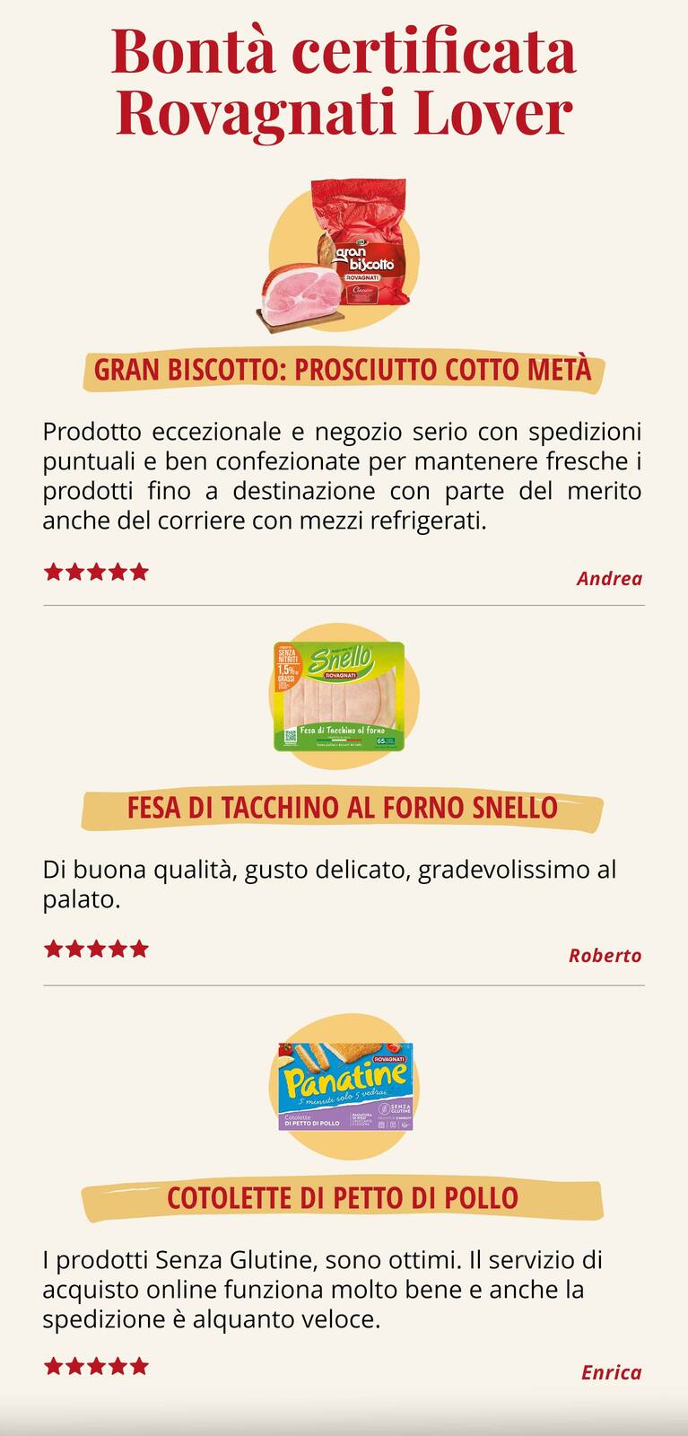 Bontà certifica Rovagnati Lover - Miglior e-commerce categoria affettati e salumi