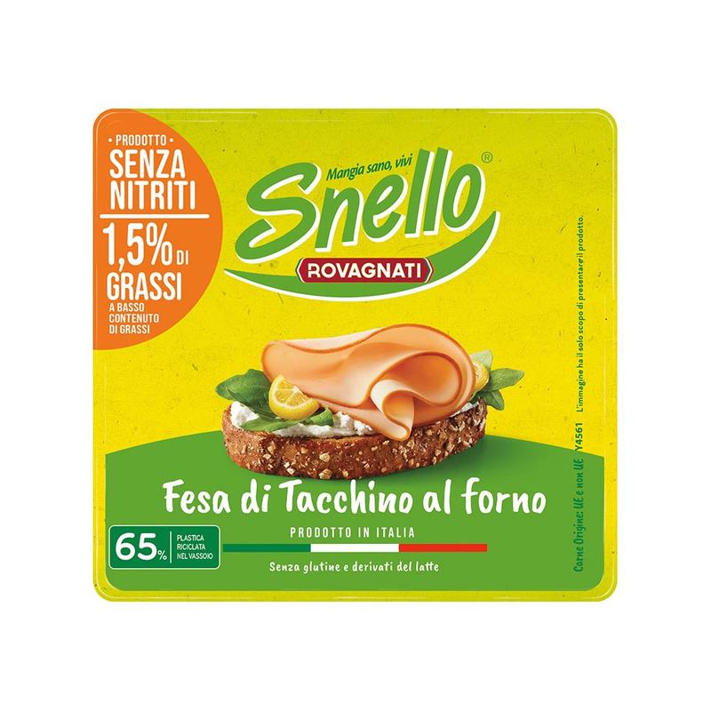 Fesa di Tacchino al forno Snello Monoporzione - 10 Confezioni da 60 g