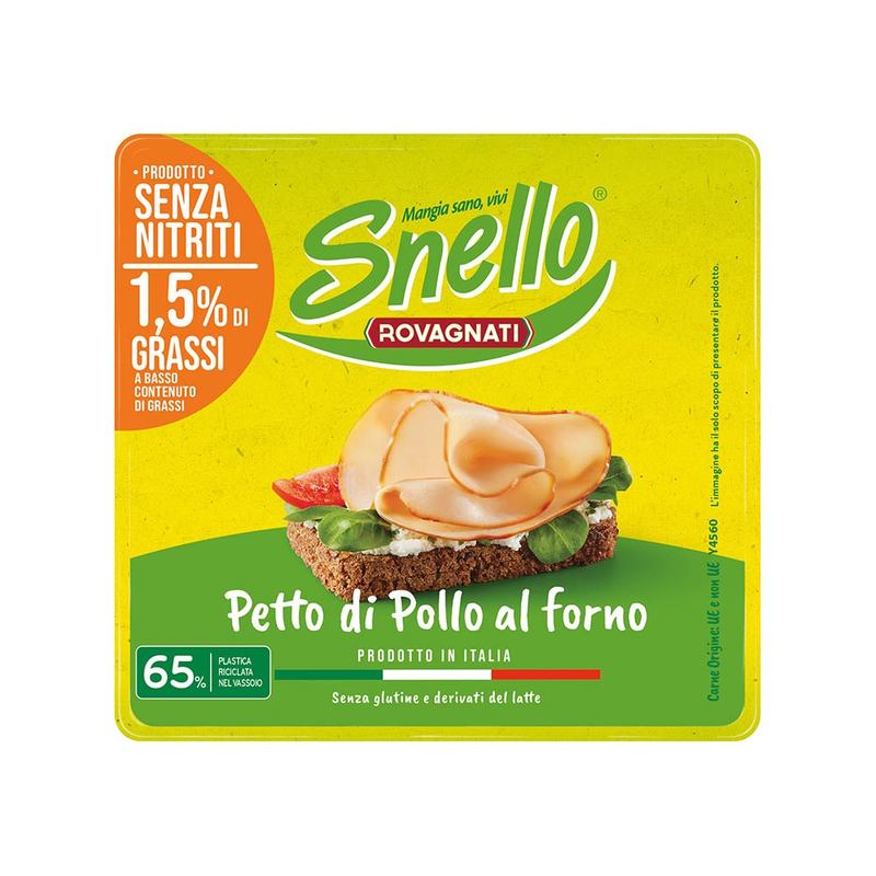 Petto di Pollo al forno Snello Monoporzione - 10 Confezioni da 60 g