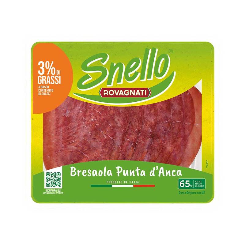 Bresaola Punta d'Anca Snello - 10 Confezioni da 70 g