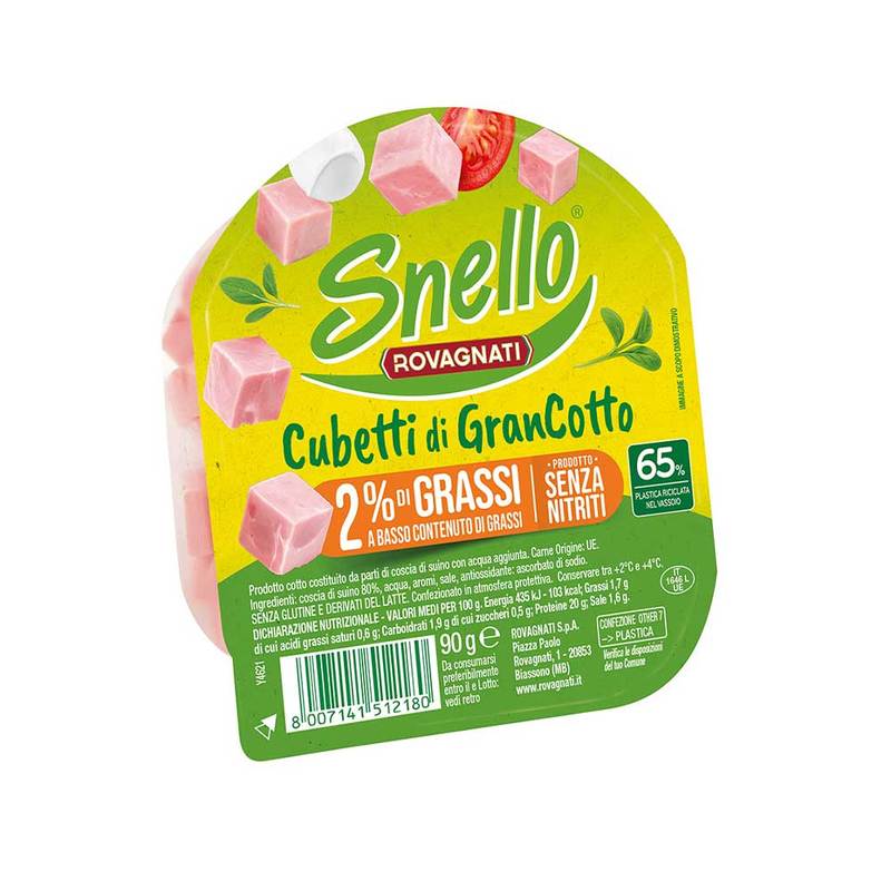 Dadini di prosciutto GranCotto Snello - 12 Confezioni da 90 g