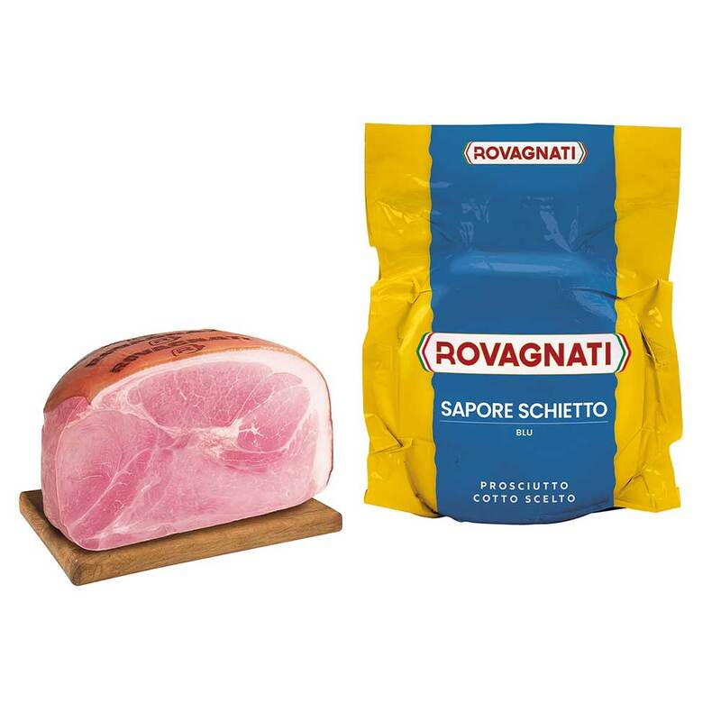 Blu - Sapore schietto - Prosciutto Cotto Scelto - Confezione da 4,1 kg